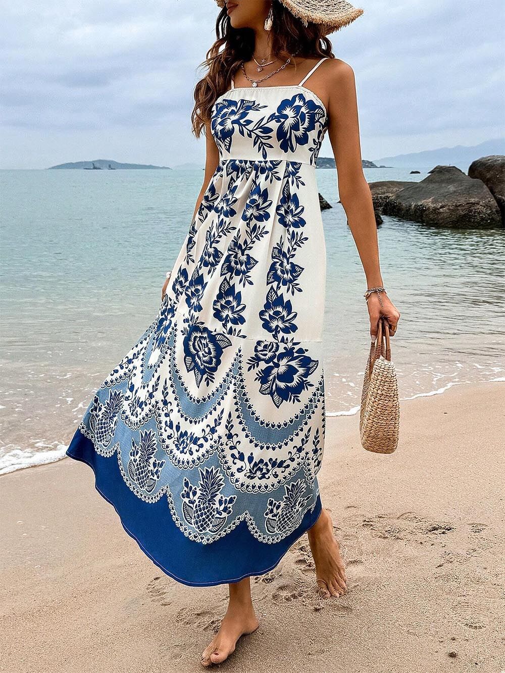 Elvira Smocked Midi Dress
