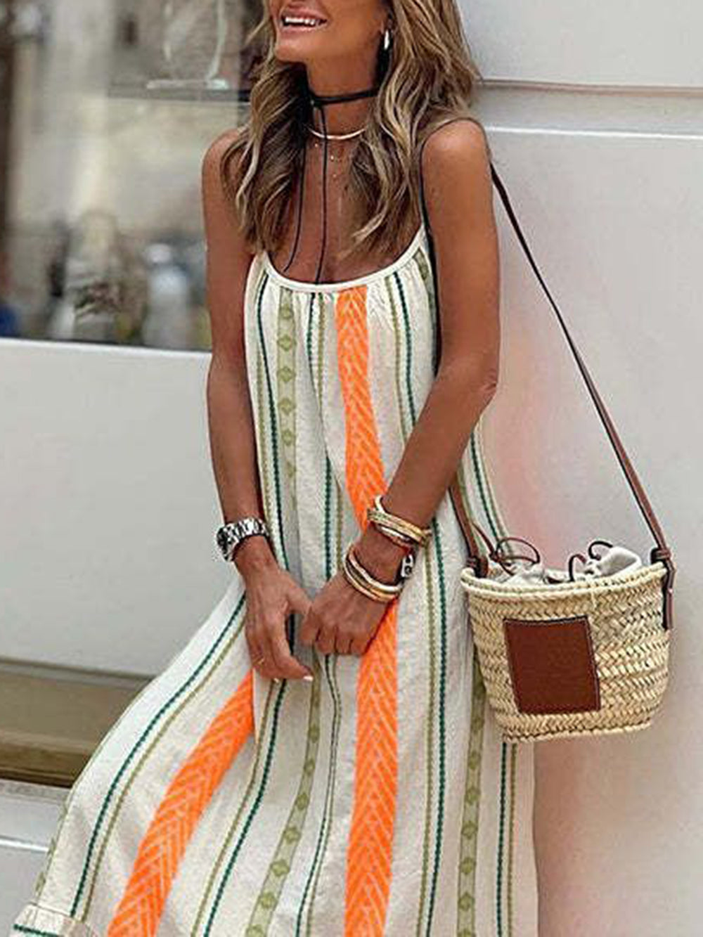 Orlina Boho Maxi Dress