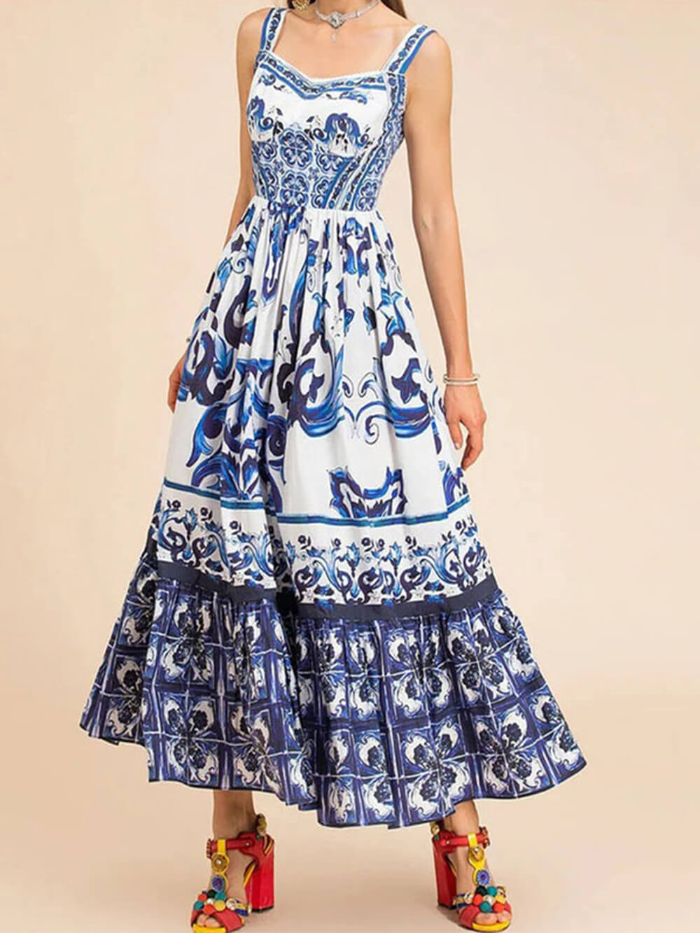 Selina Sling Midi Dress