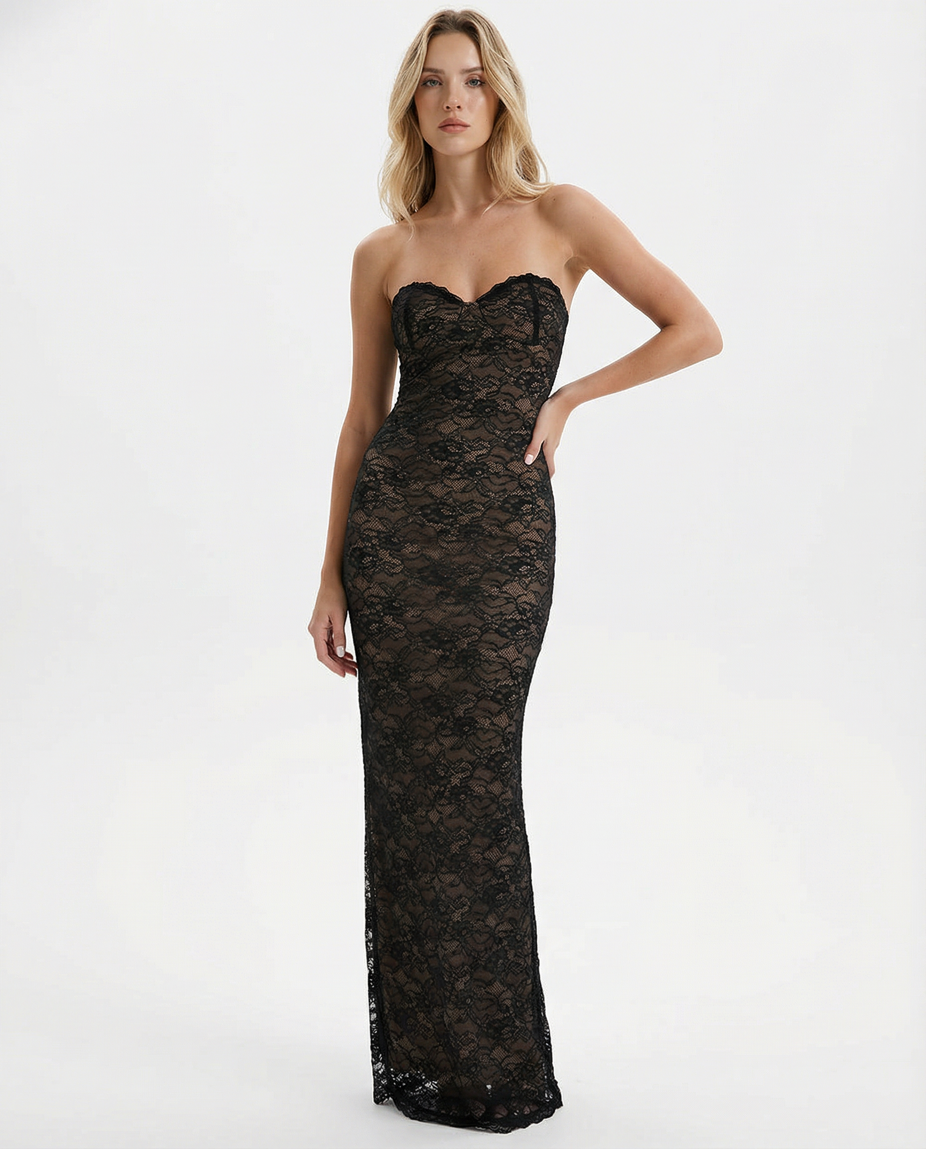 Lace Muse Maxikleid