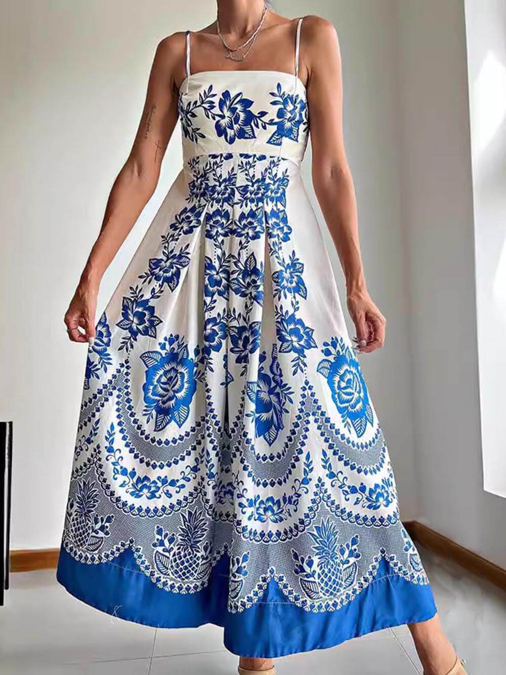 Elvira Smocked Midi Dress