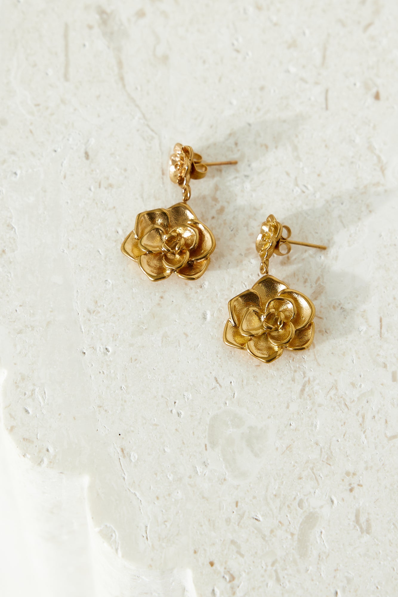 Bloom Blossom Earrings 18K Gold Plated