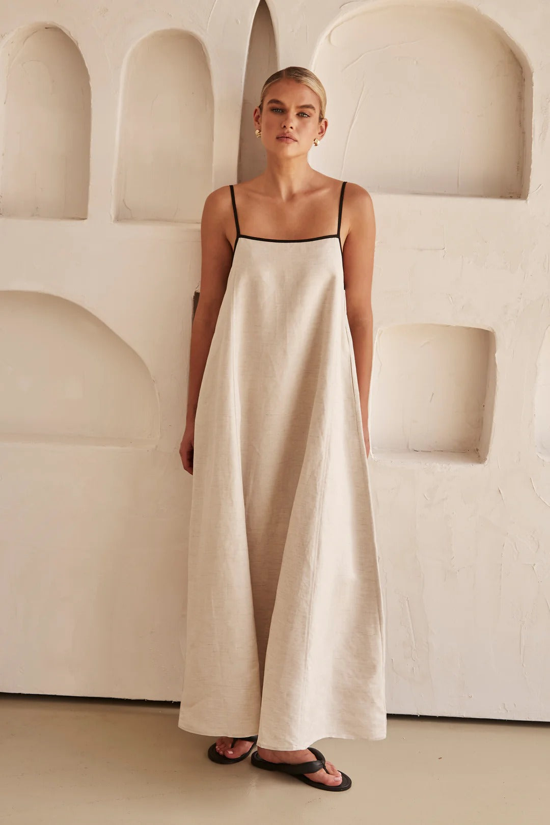 Lunelle Linen Maxi Dress