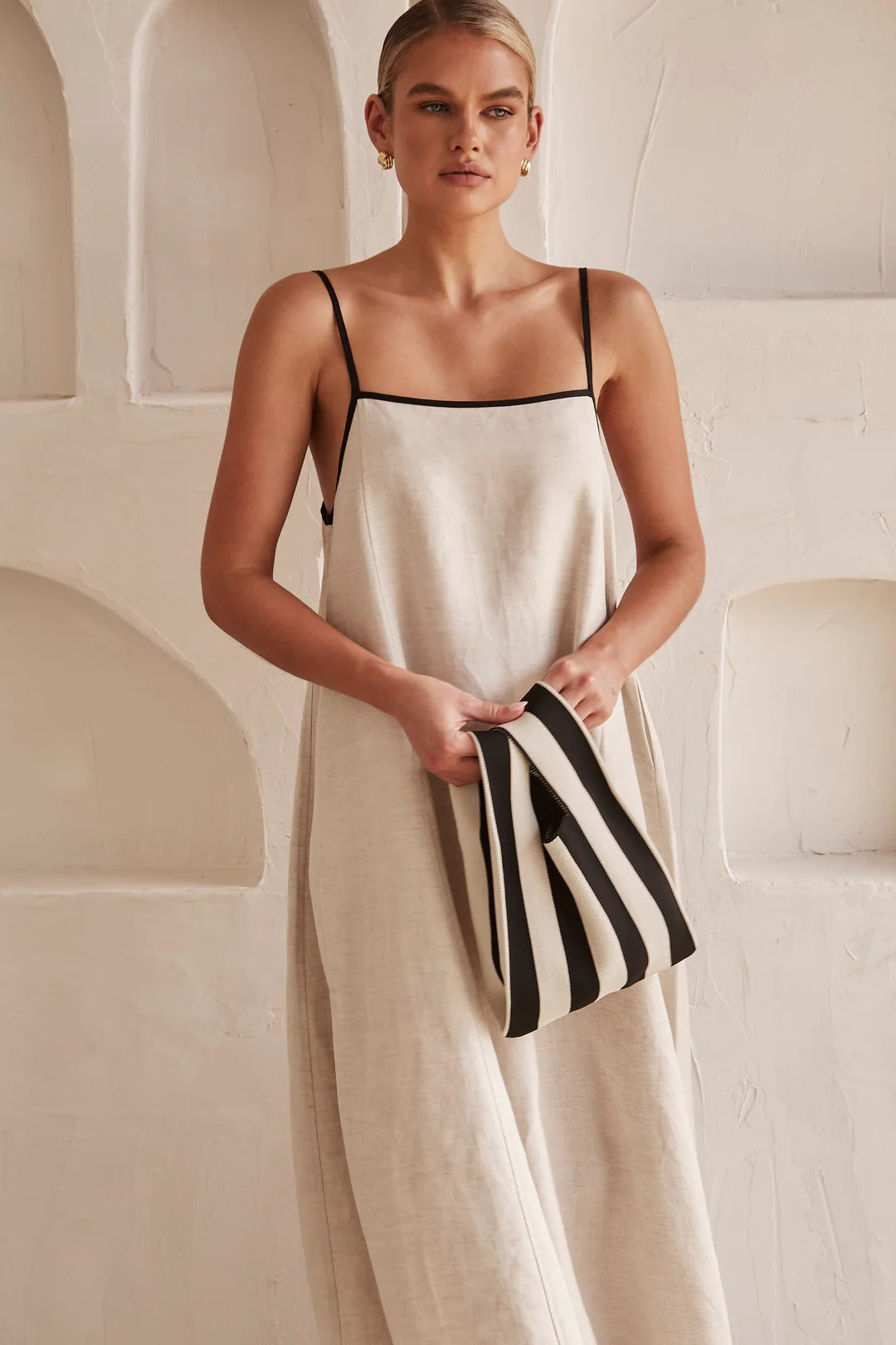 Lunelle Linen Maxi Dress