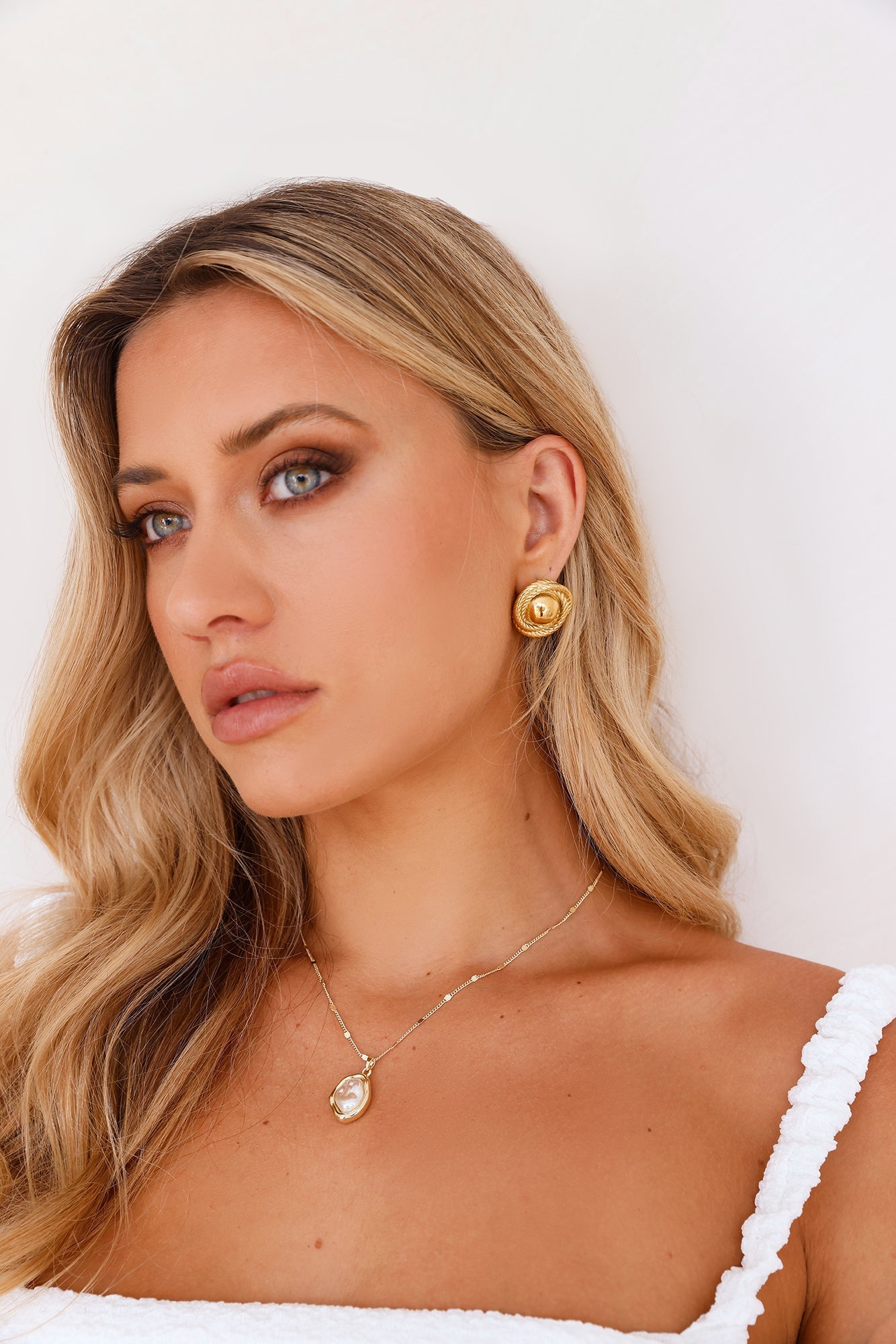 Kaelis Couture Ohrringe 18 Karat vergoldet