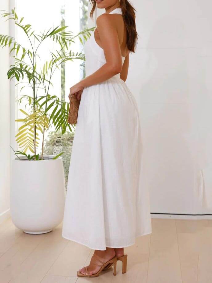 Noira Halter Midi Dress