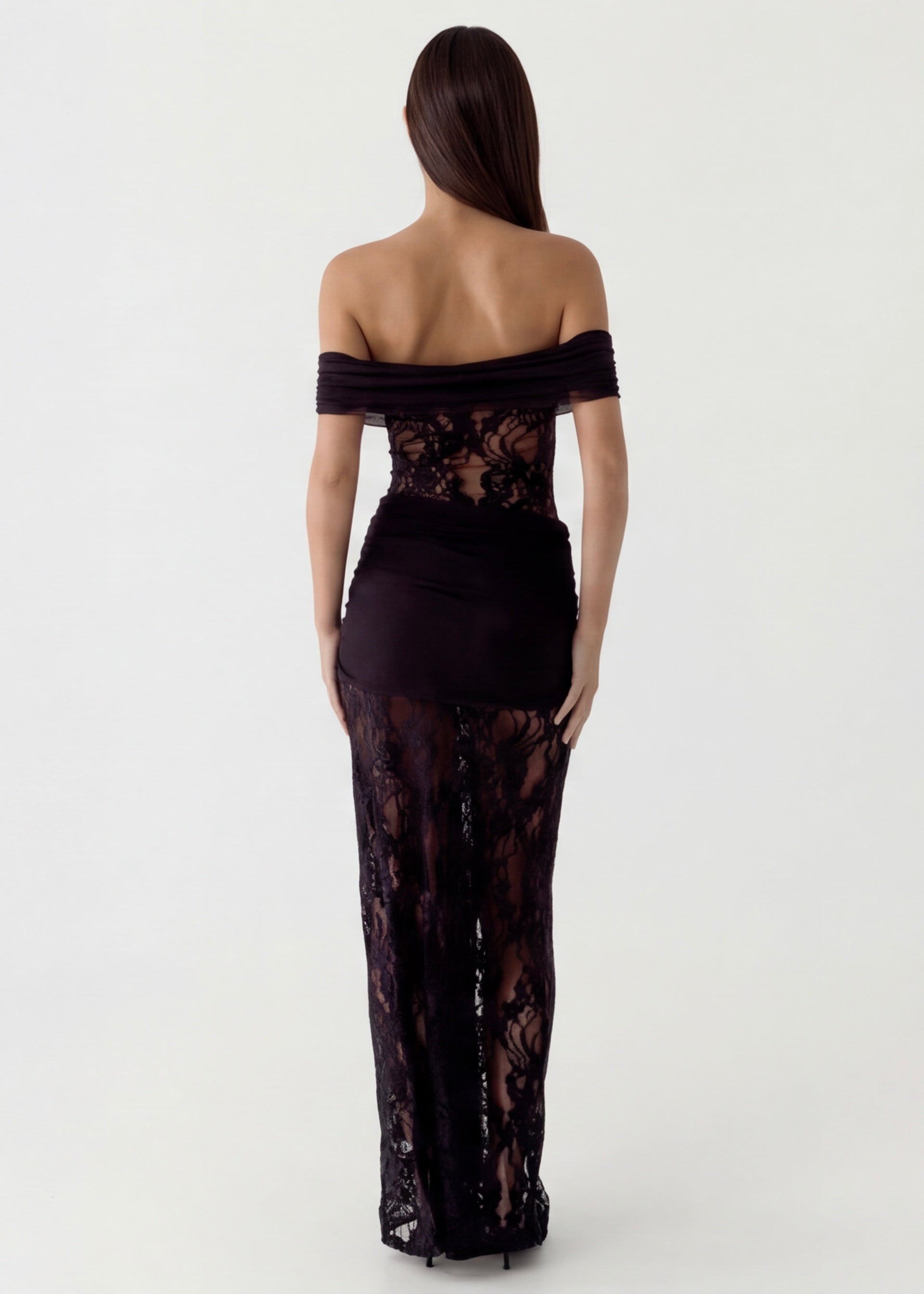 Lace Gown Maxi Dress