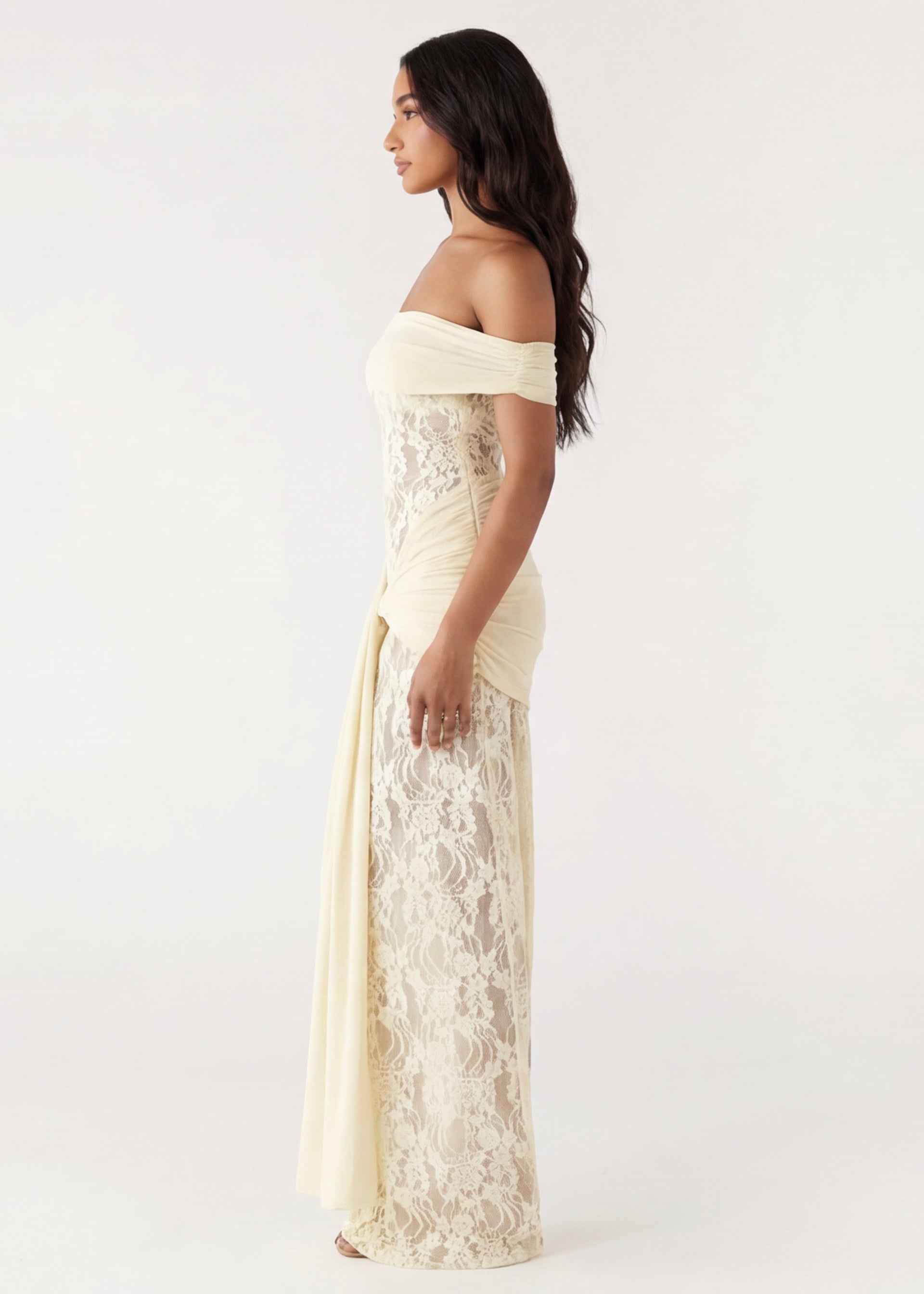 Lace Gown Maxi Dress