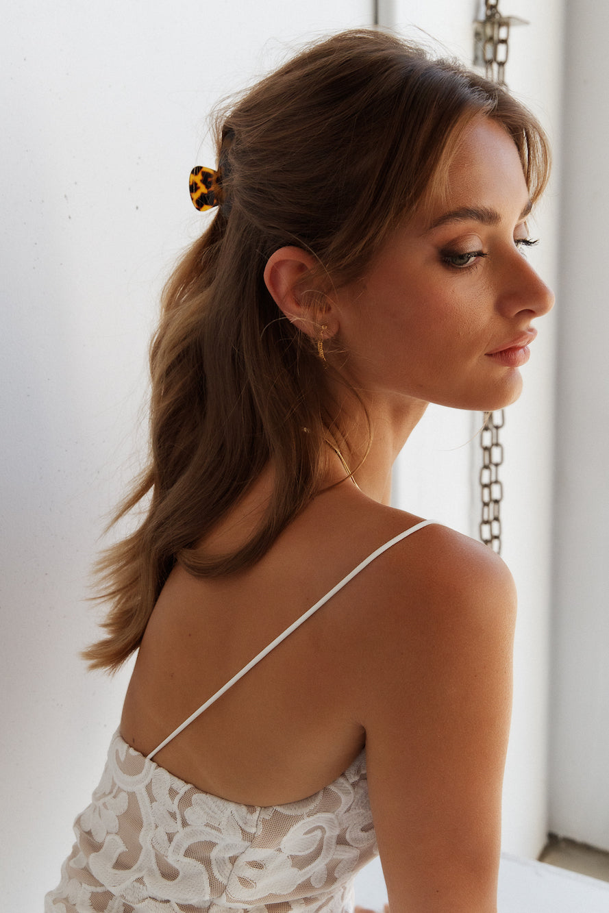 Aurelle Fall Into Me Earrings 18K Gold Plated