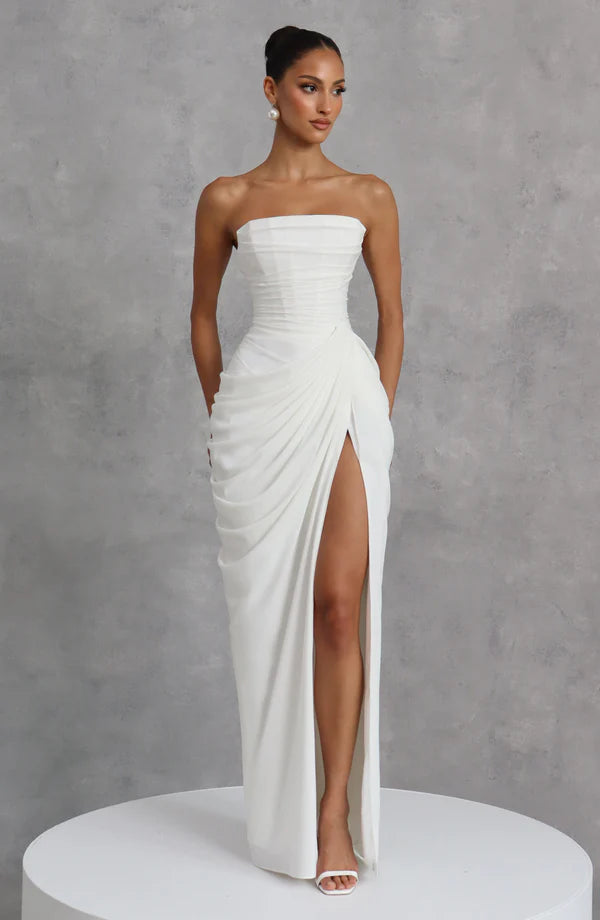 Robe longue corset Aurélia