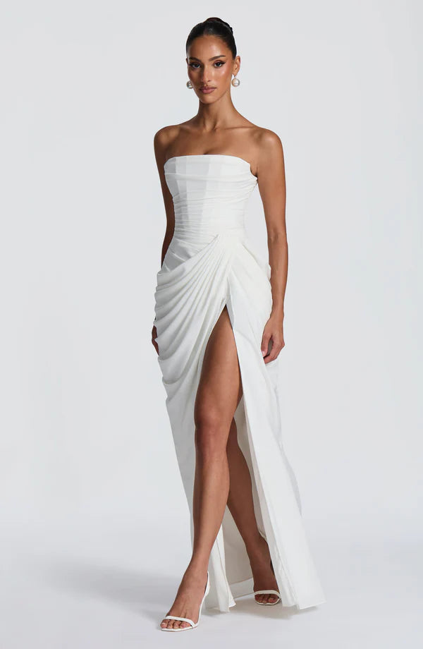 Robe longue corset Aurélia