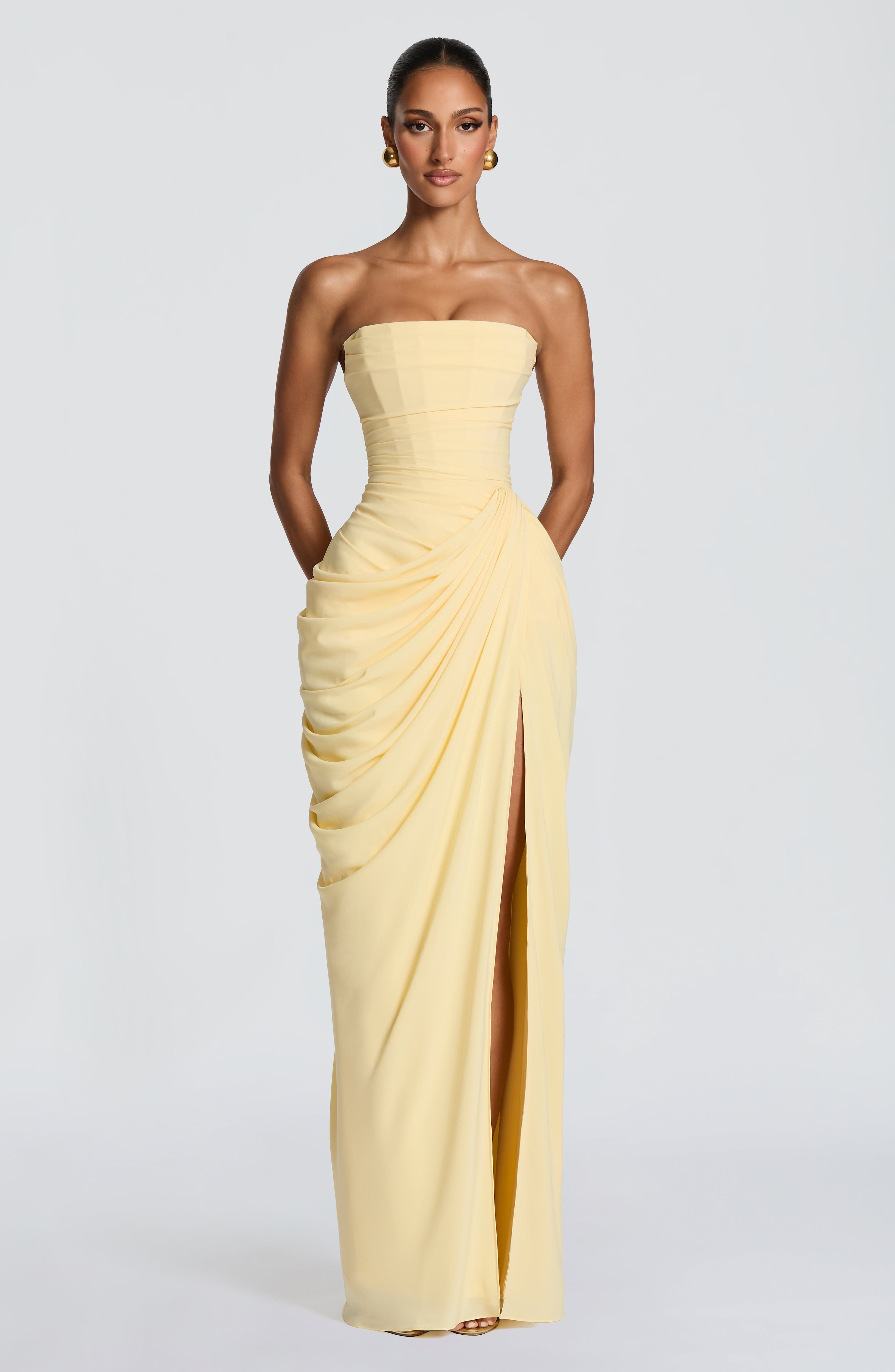 Robe longue corset Aurélia