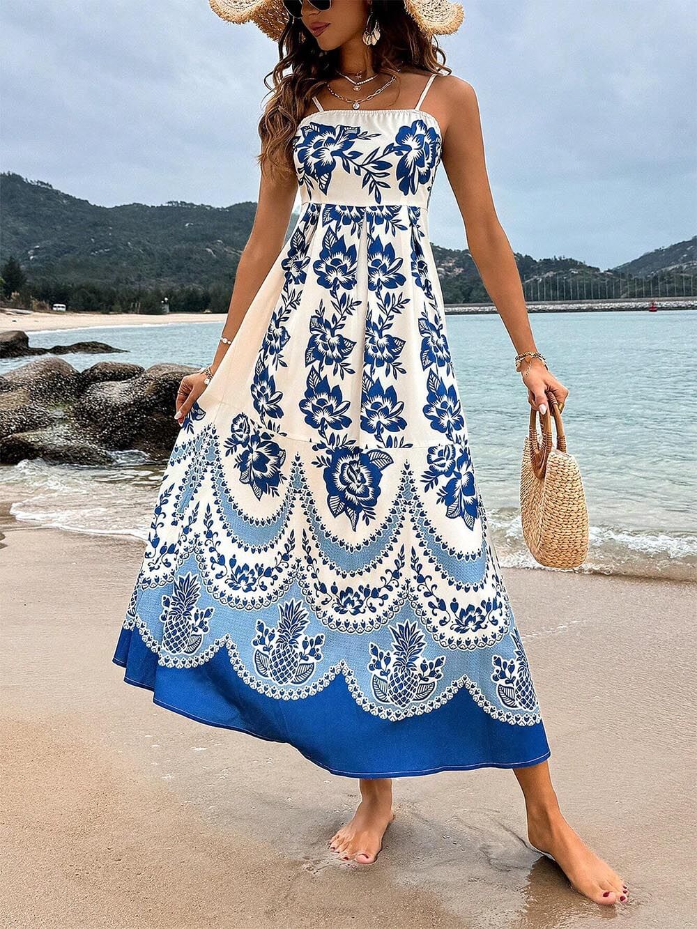 Elvira Smocked Midi Dress