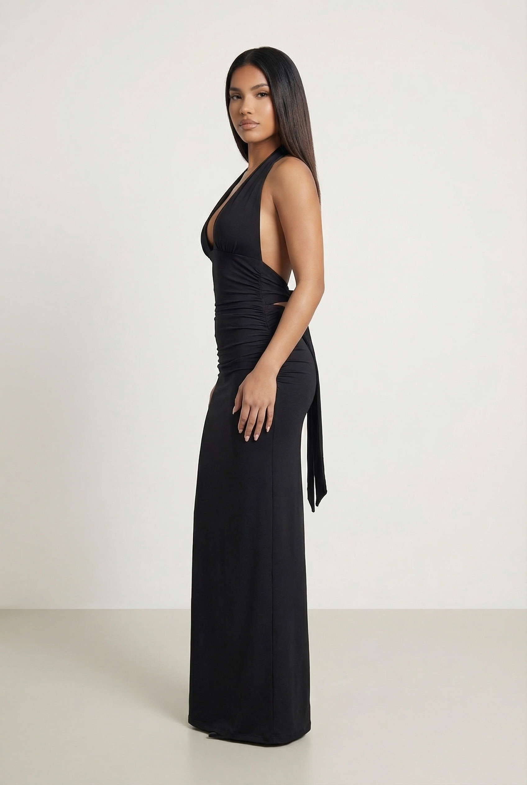 Elenya Maxi Dress - Black