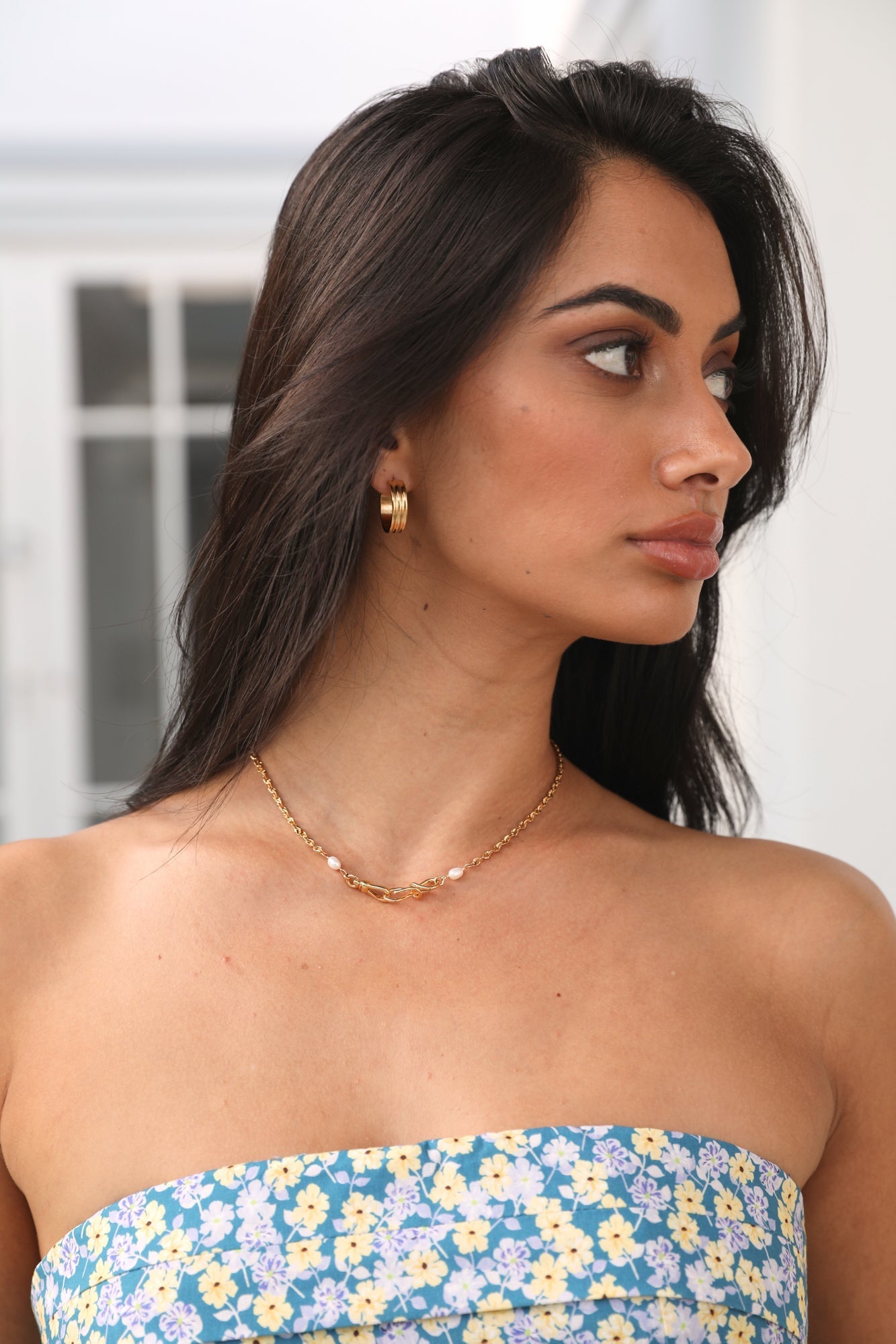 Lunara Fine Day Earrings 18K Gold Plated