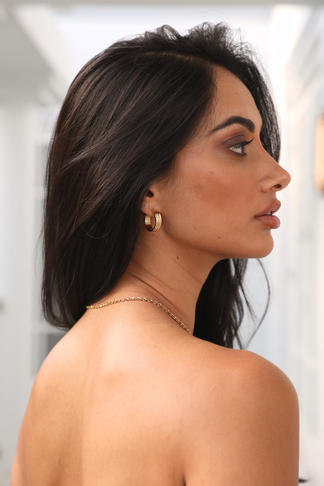 Lunara Fine Day Earrings 18K Gold Plated