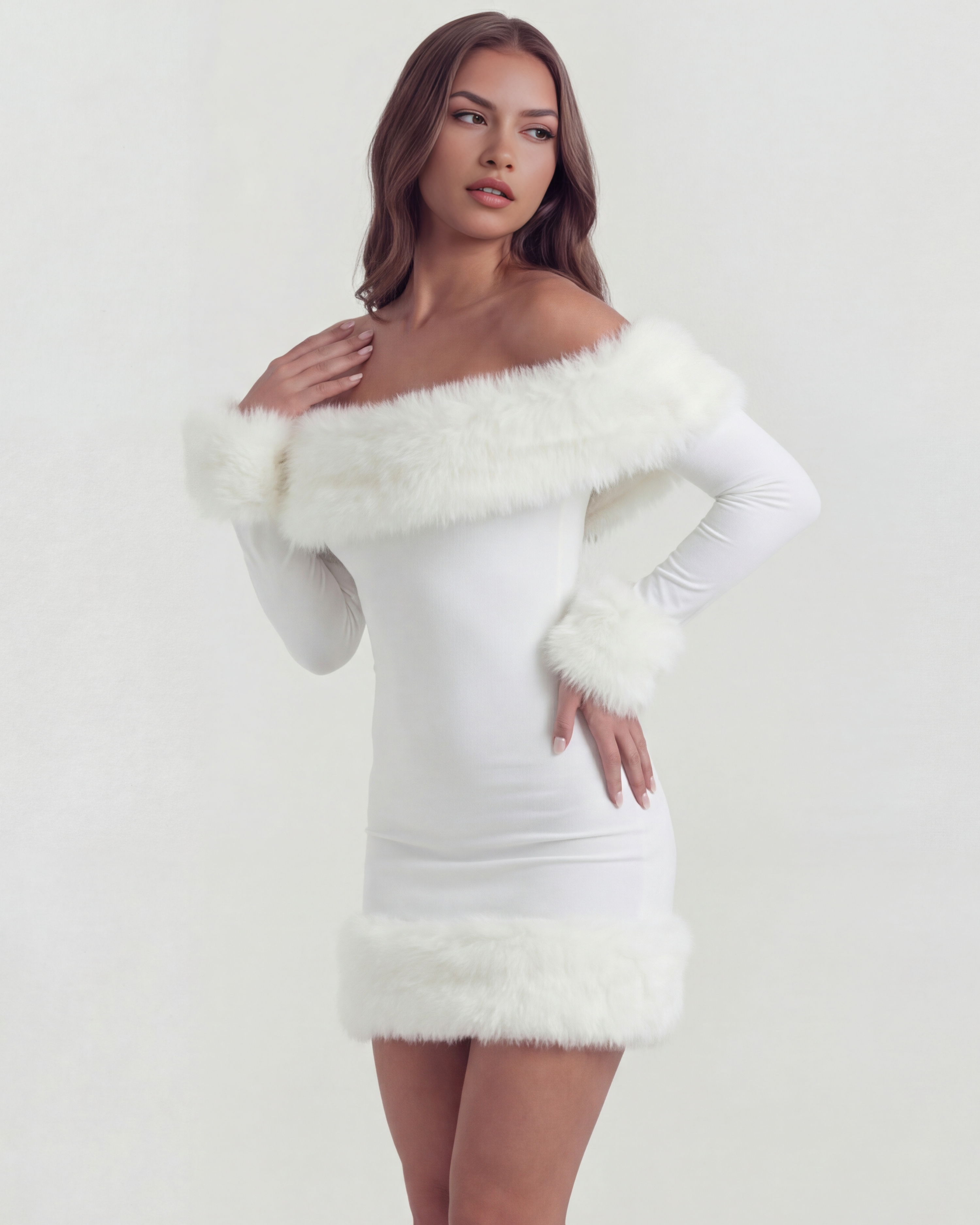 Elowen Snow Mini Dress