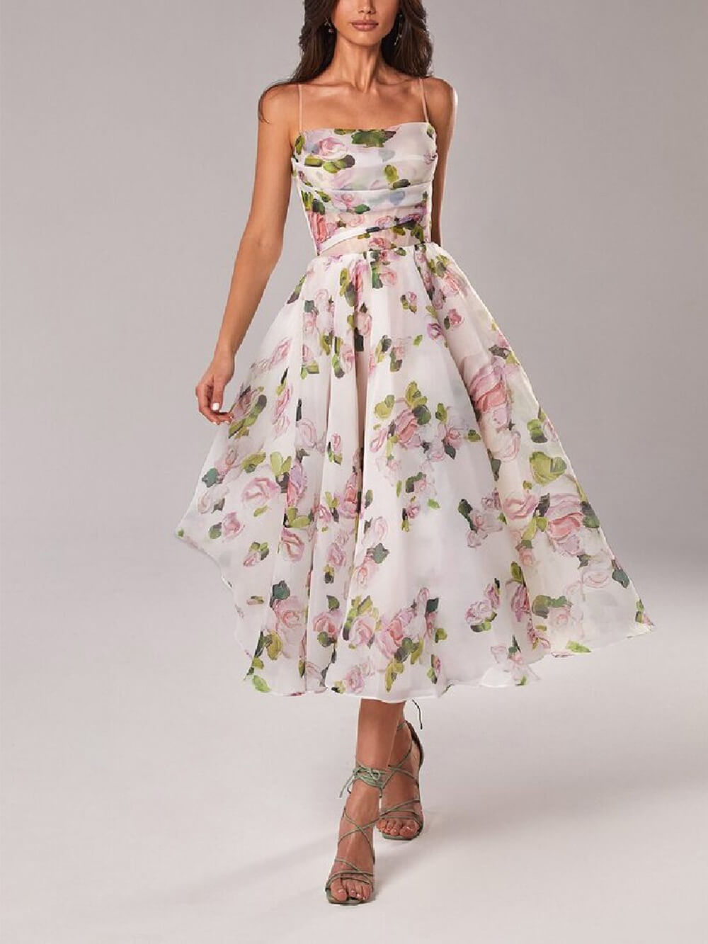 Lunara Strapless Midi Dress