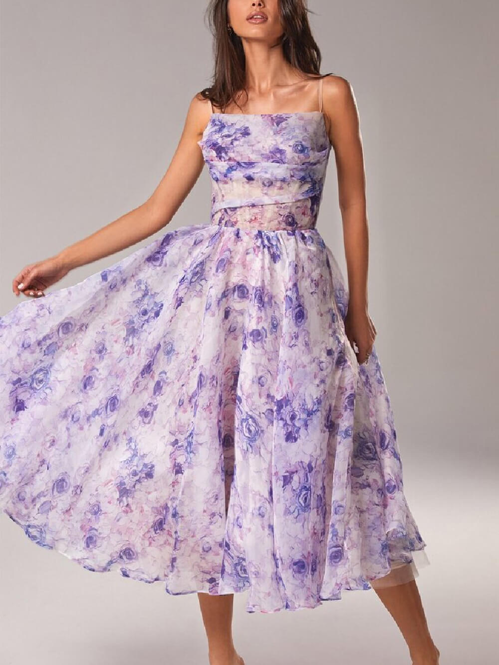Lunara Strapless Midi Dress