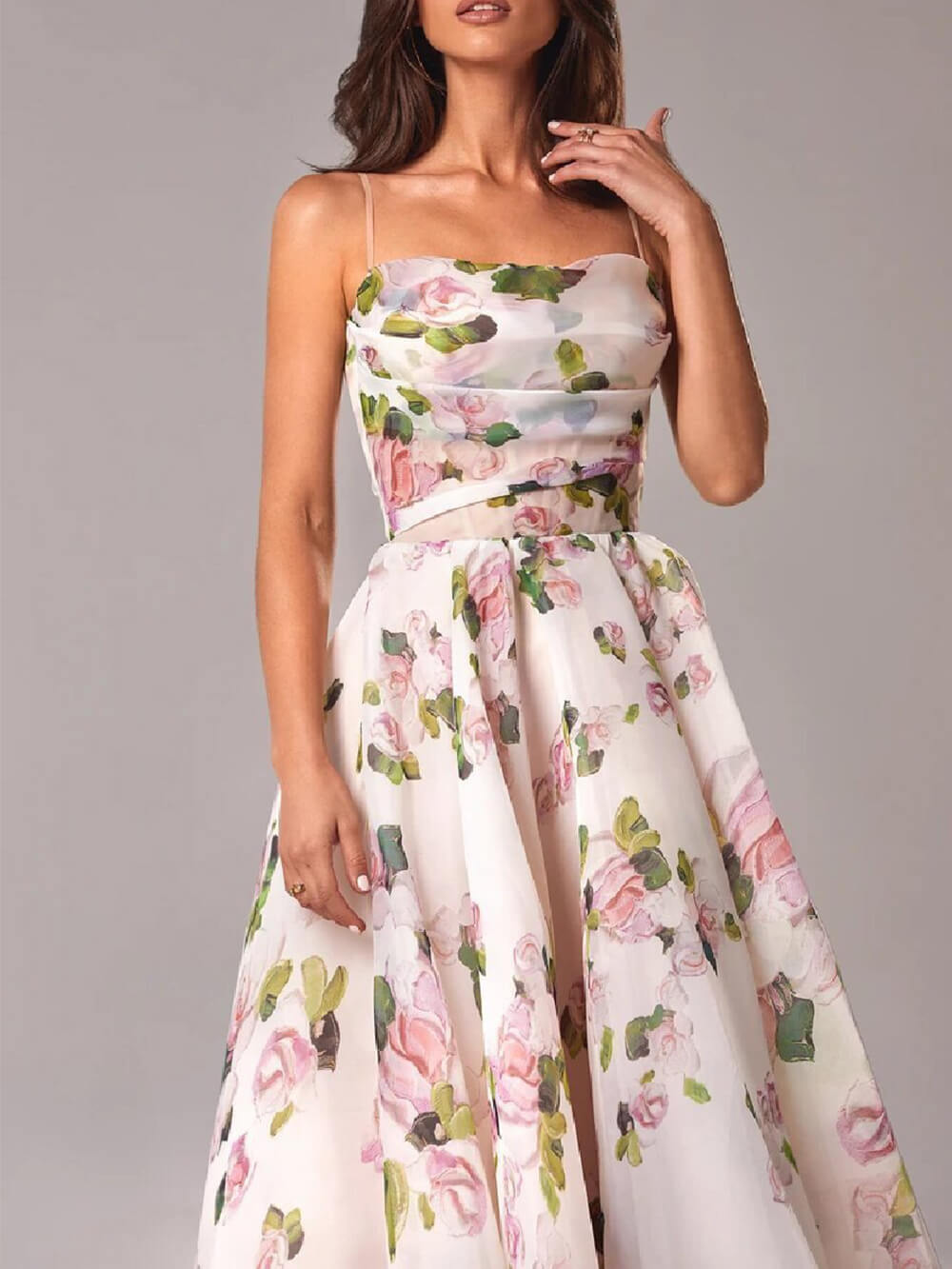 Lunara Strapless Midi Dress