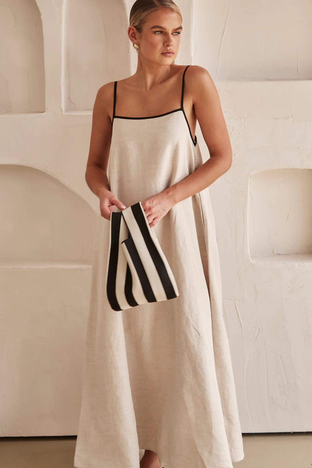 Lunelle Linen Maxi Dress