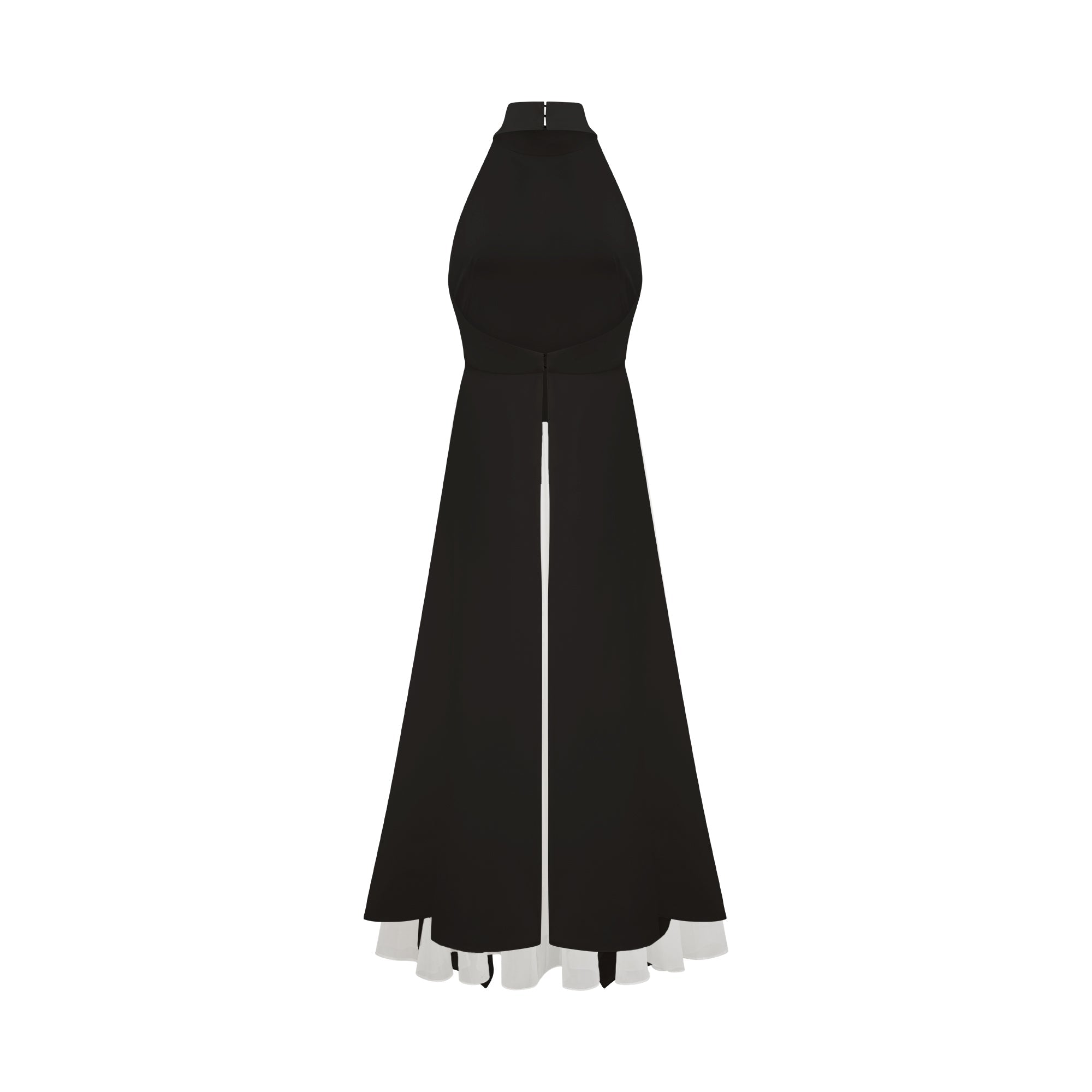 Ines Halterneck Layered Maxi Dress