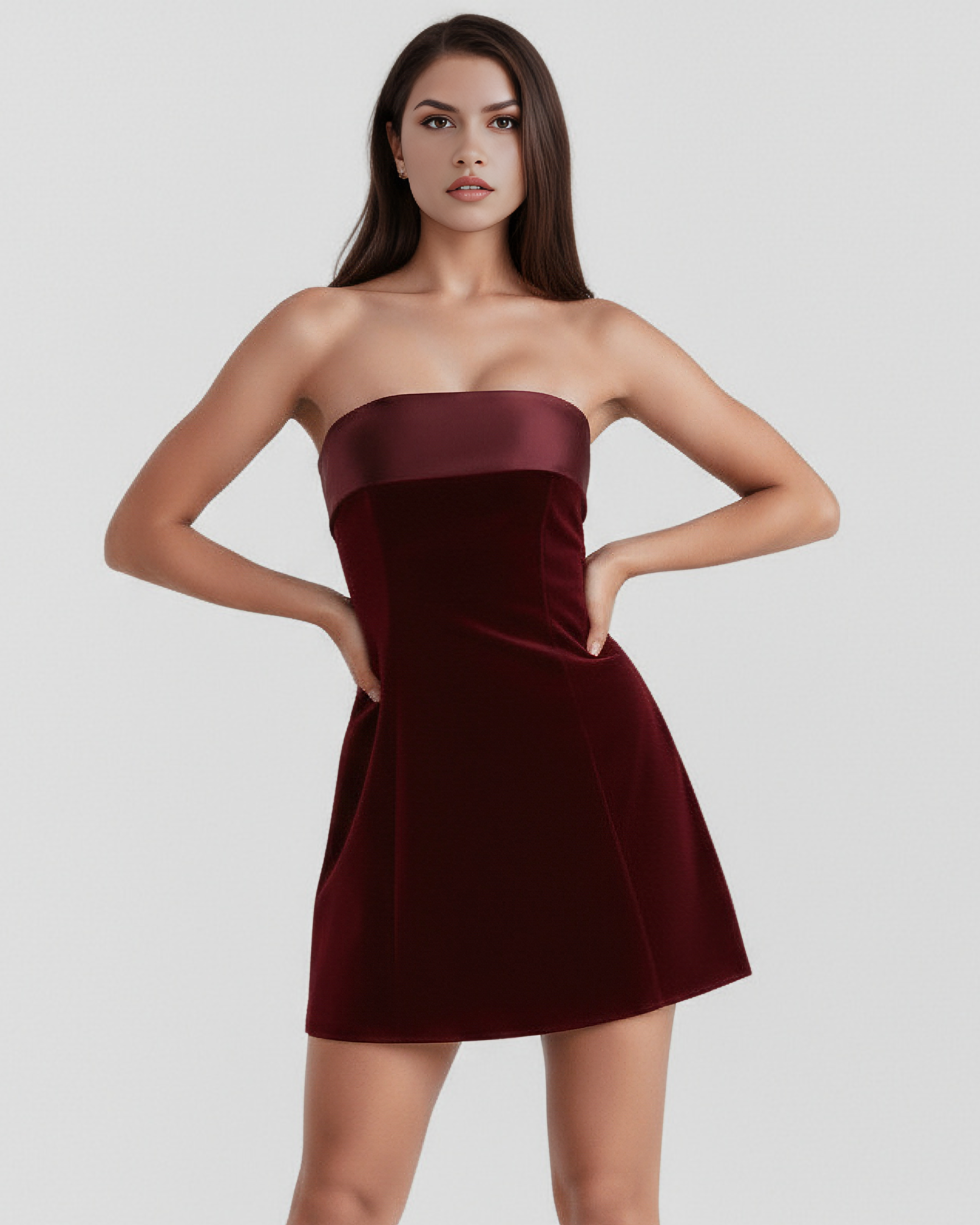 Sienna Velvet Mini Dress