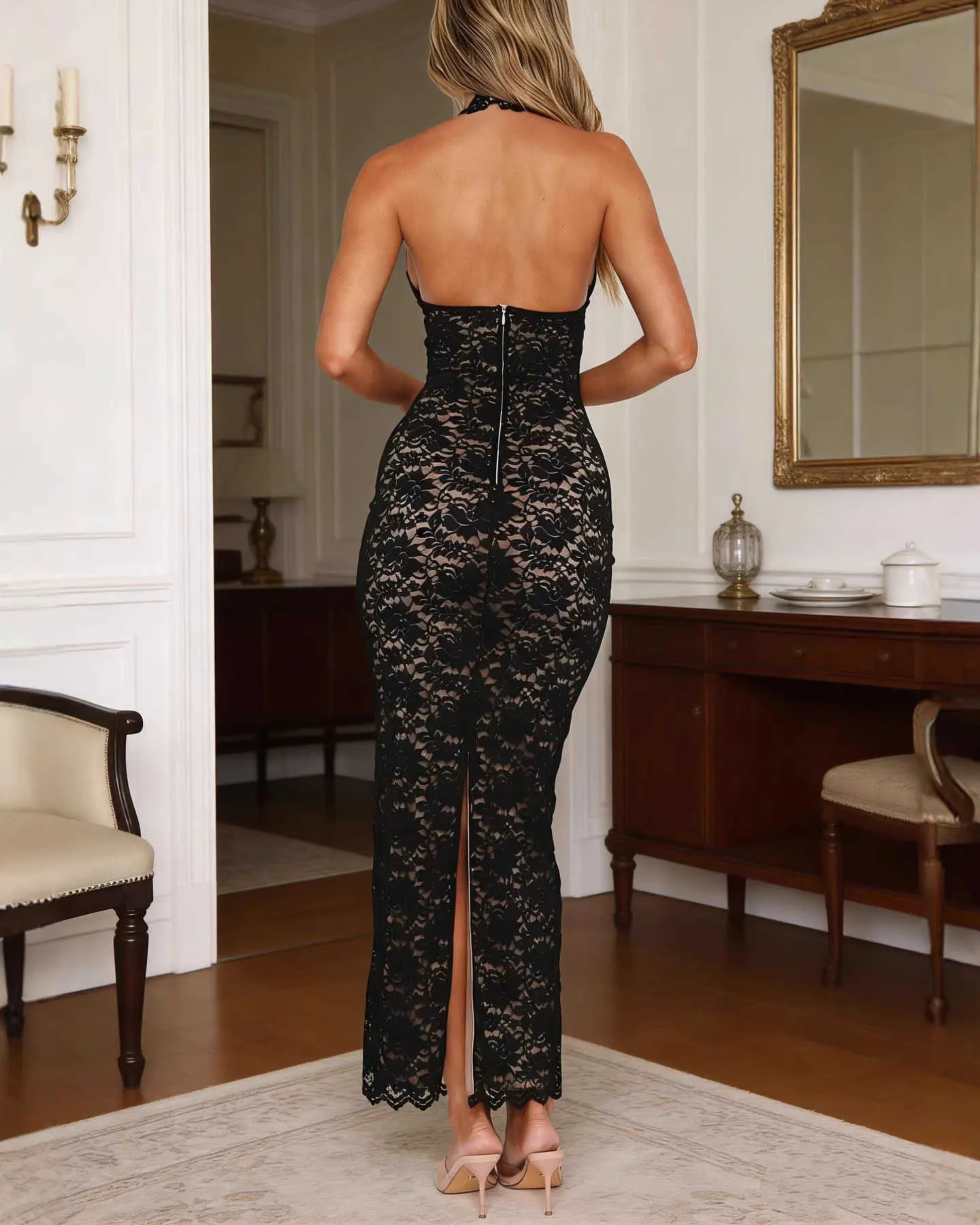 Lace Me Maxi Dress