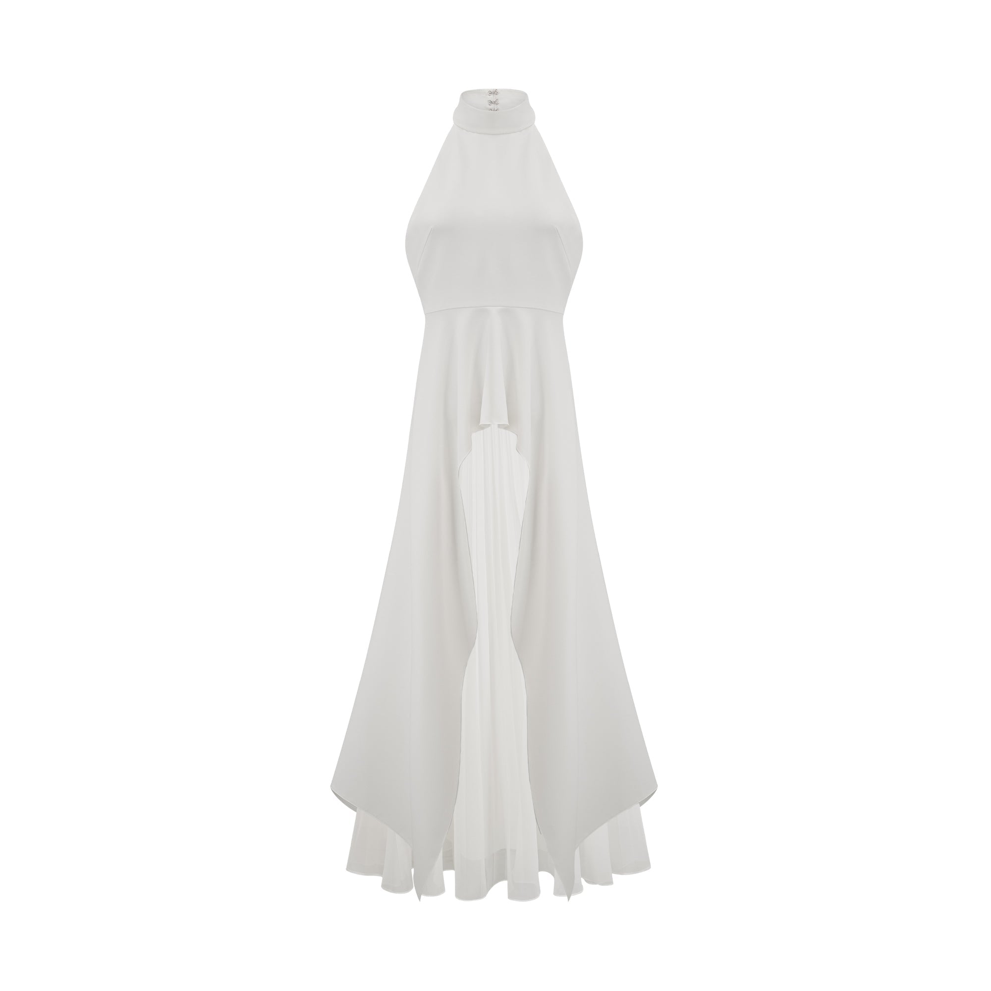 Ines Halterneck Layered Maxi Dress