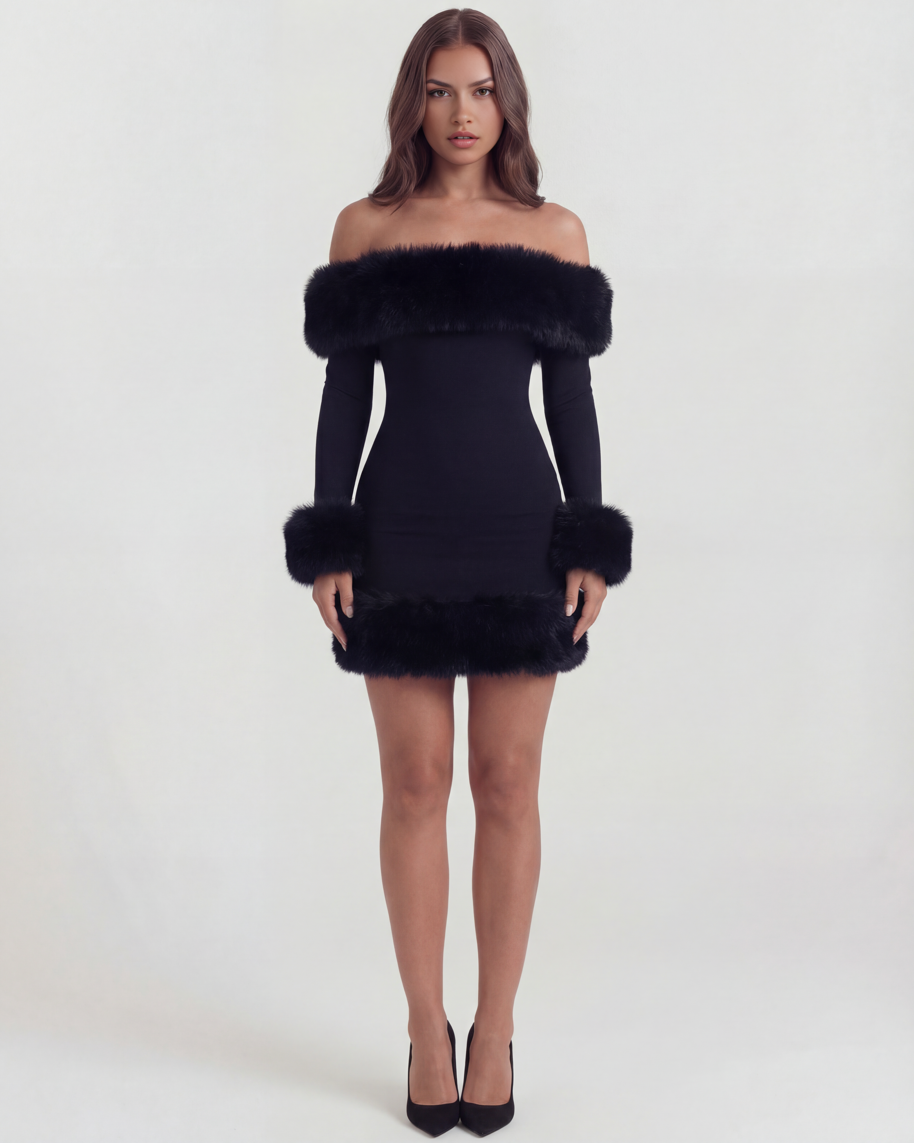 Noelle Off-Shoulder Mini Dress