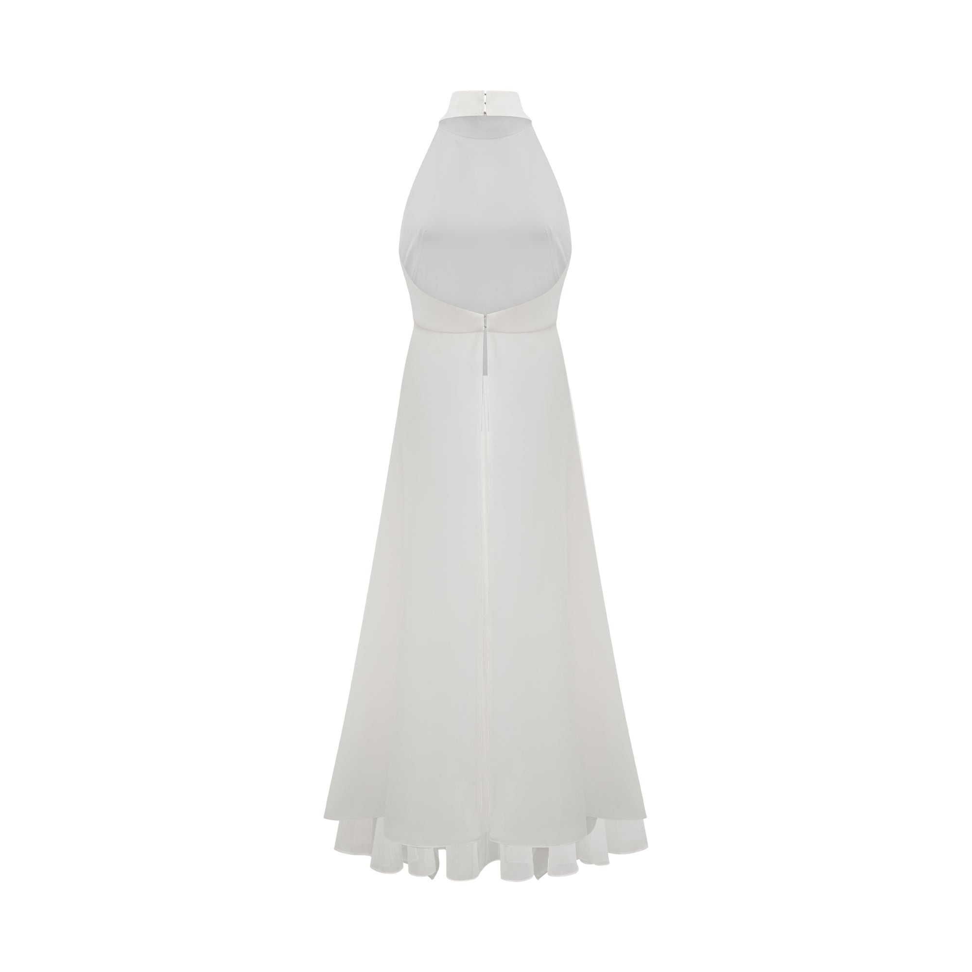 Ines Halterneck Layered Maxi Dress