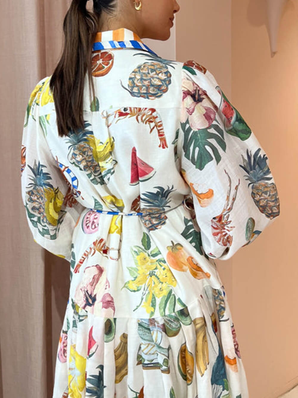 Thalina Shirt Midi Dress