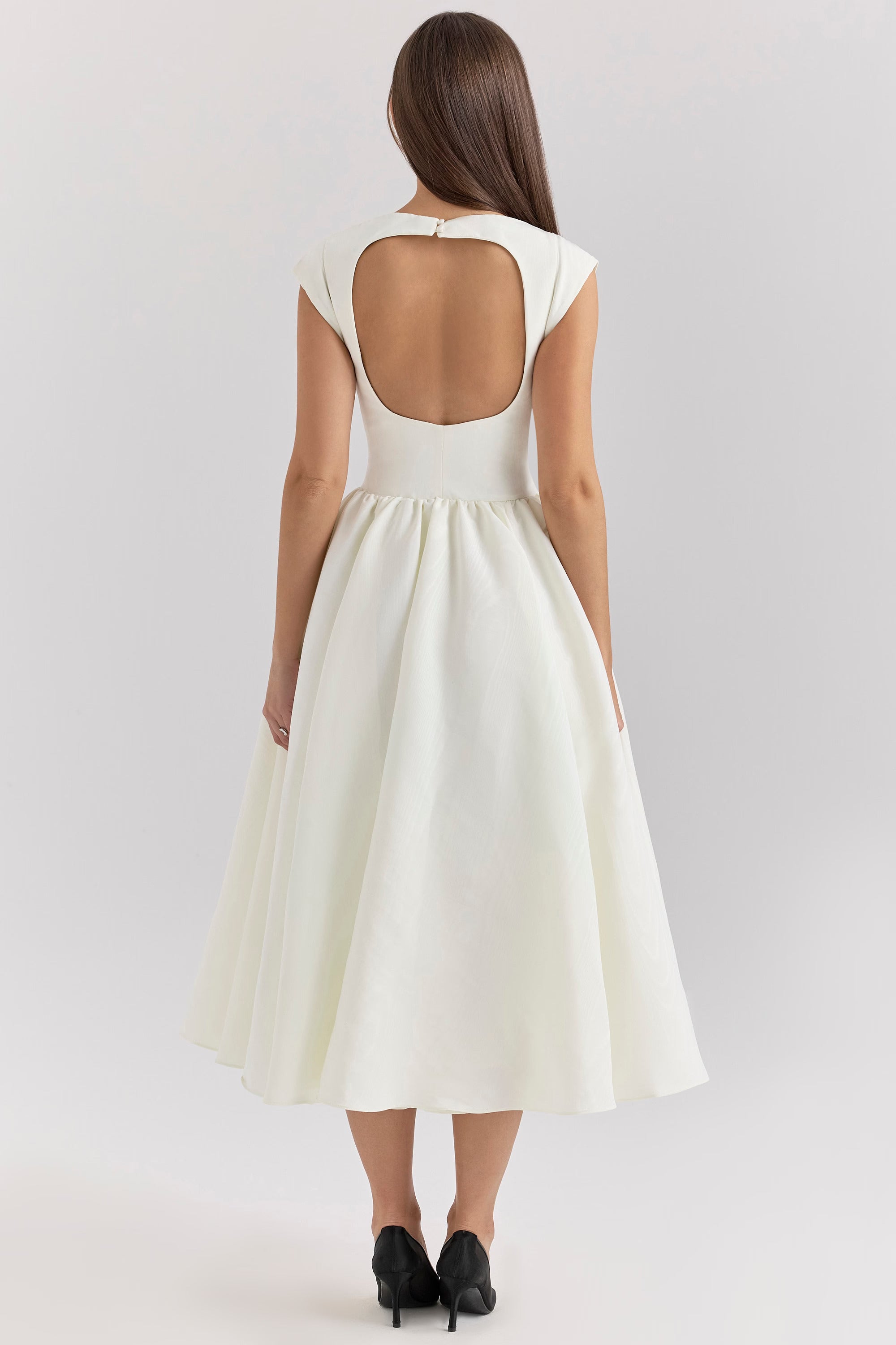 Cassiane Midi Dress - Ivory