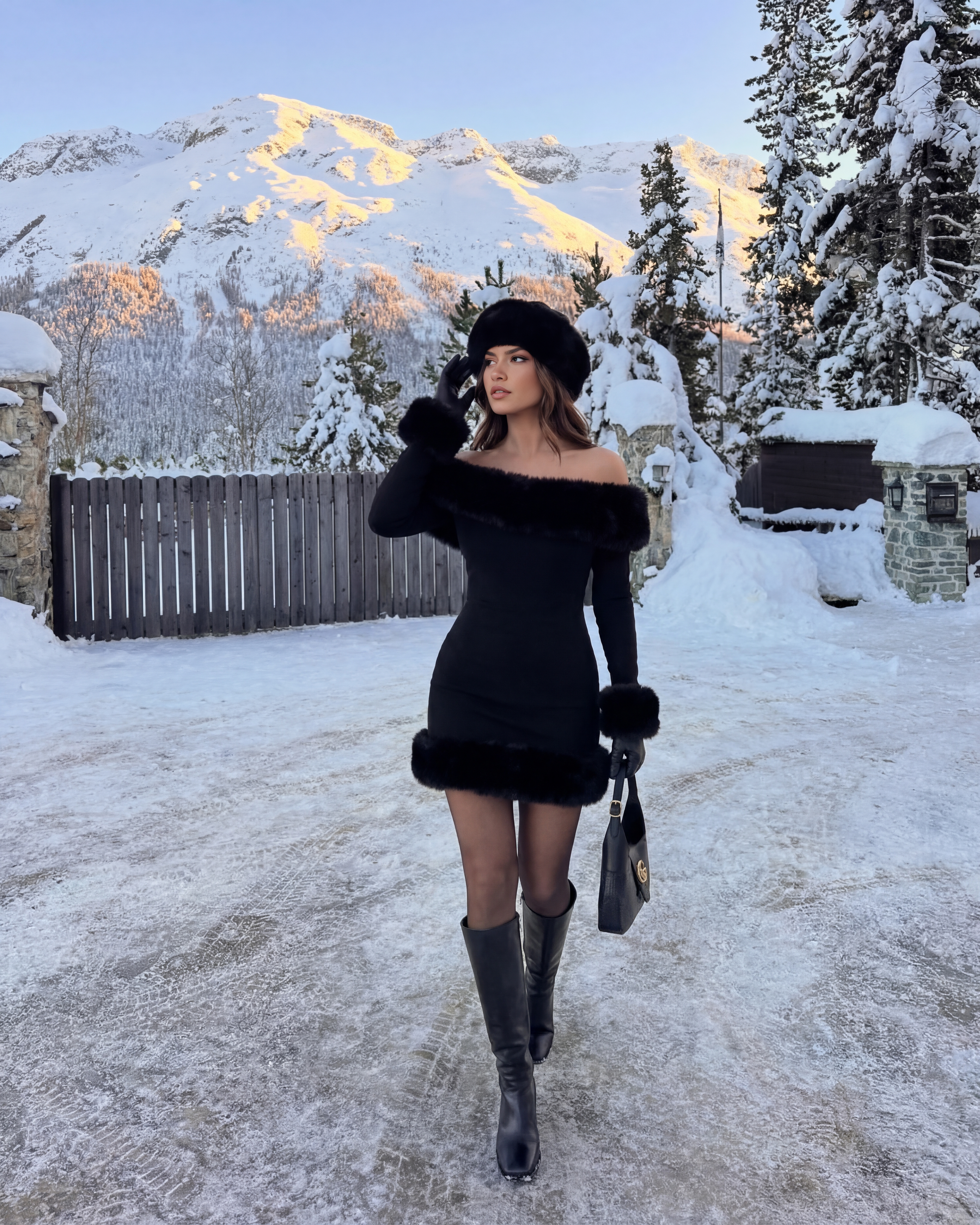 Noelle Off-Shoulder Mini Dress