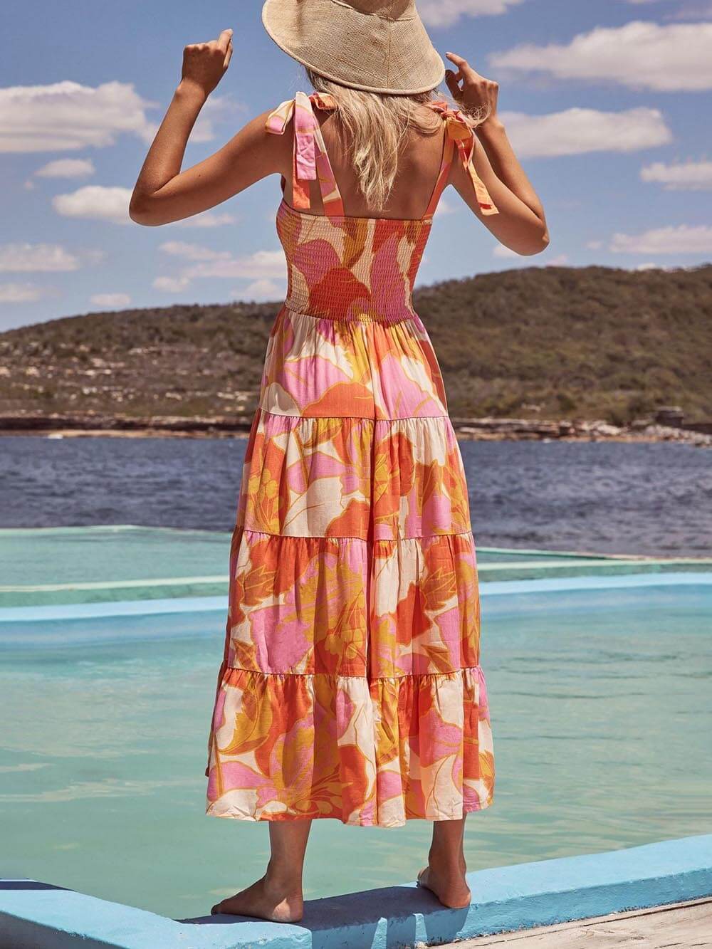 Serena Pleated Midi Dress