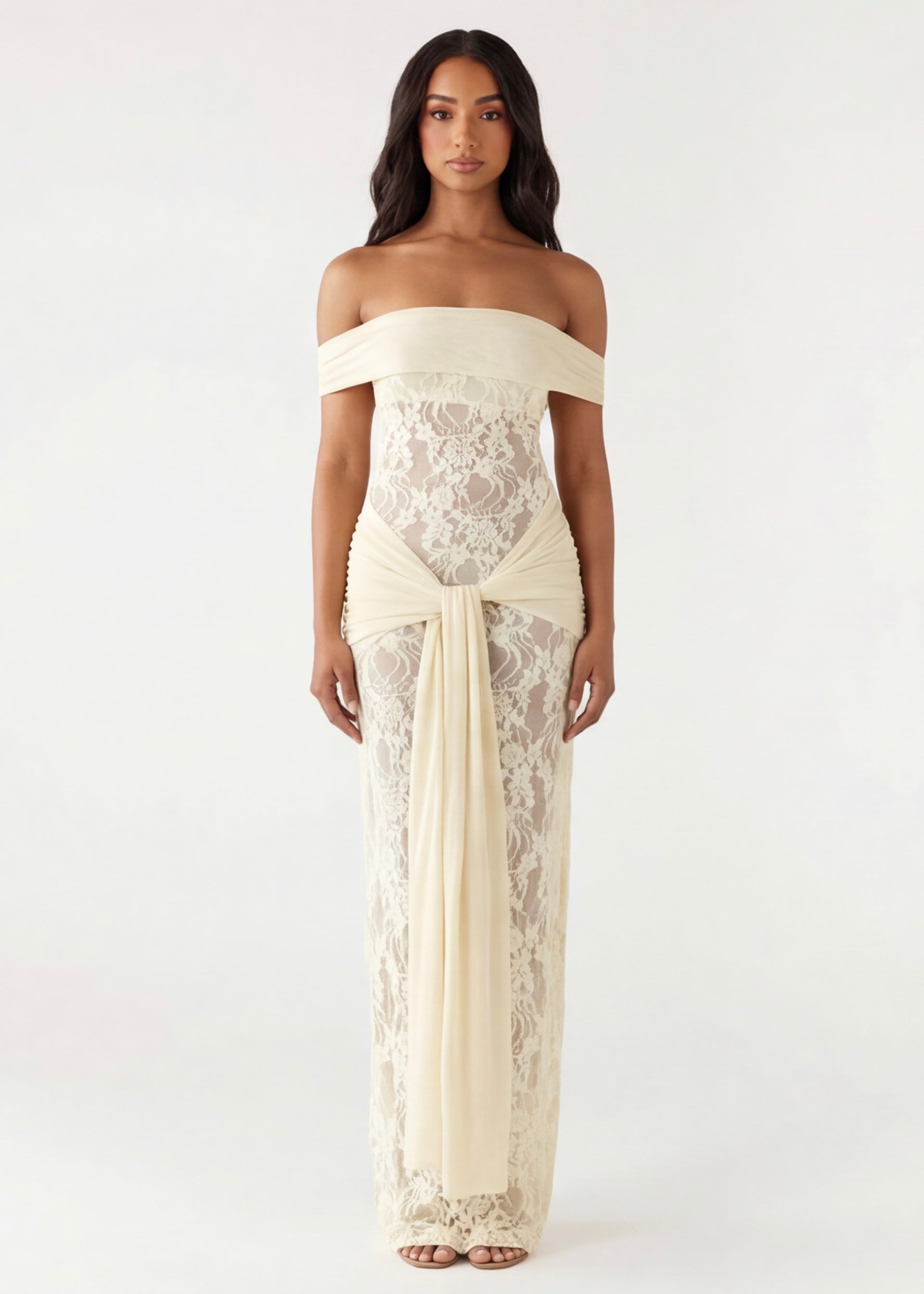 Lace Gown Maxi Dress