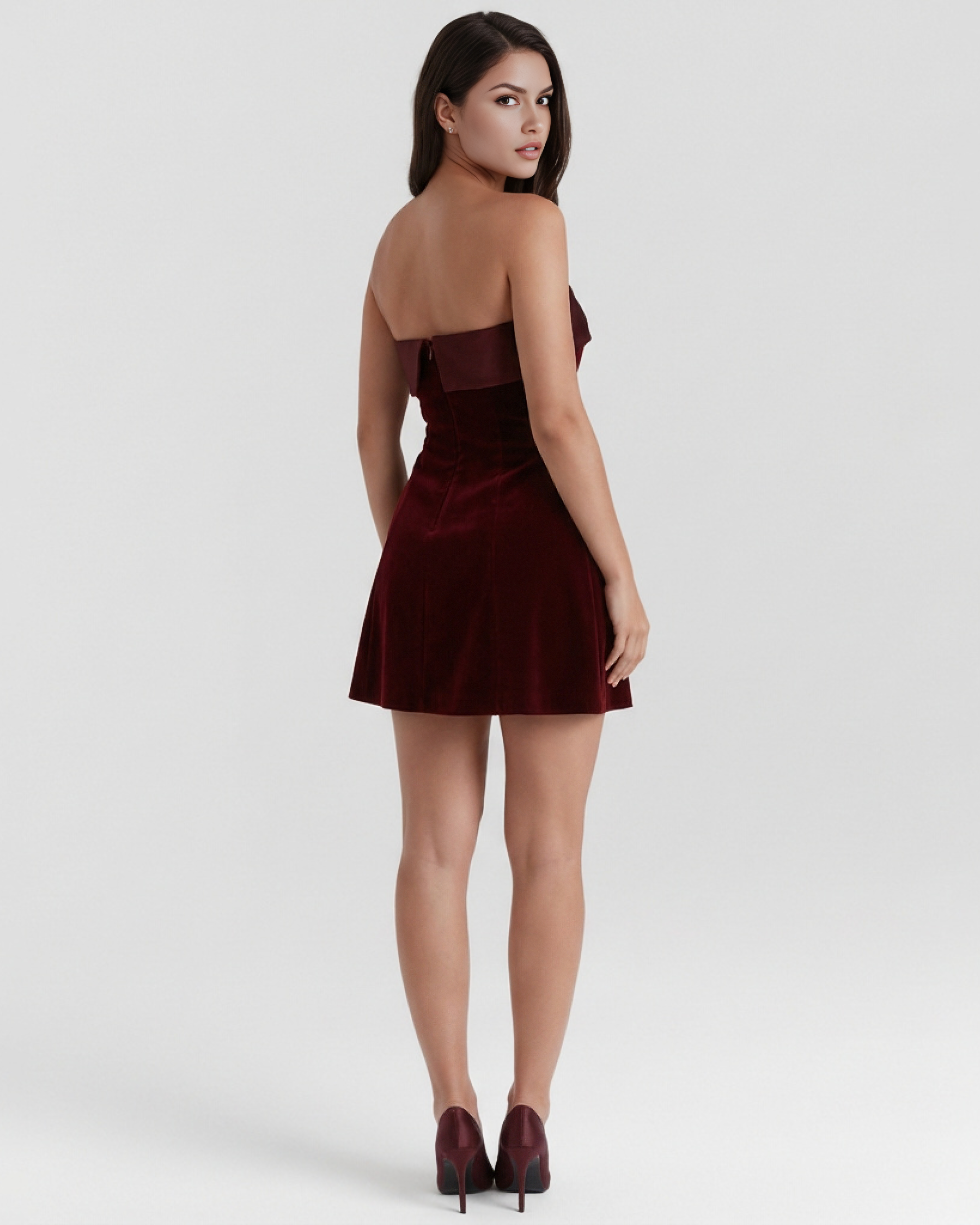 Sienna Velvet Mini Dress
