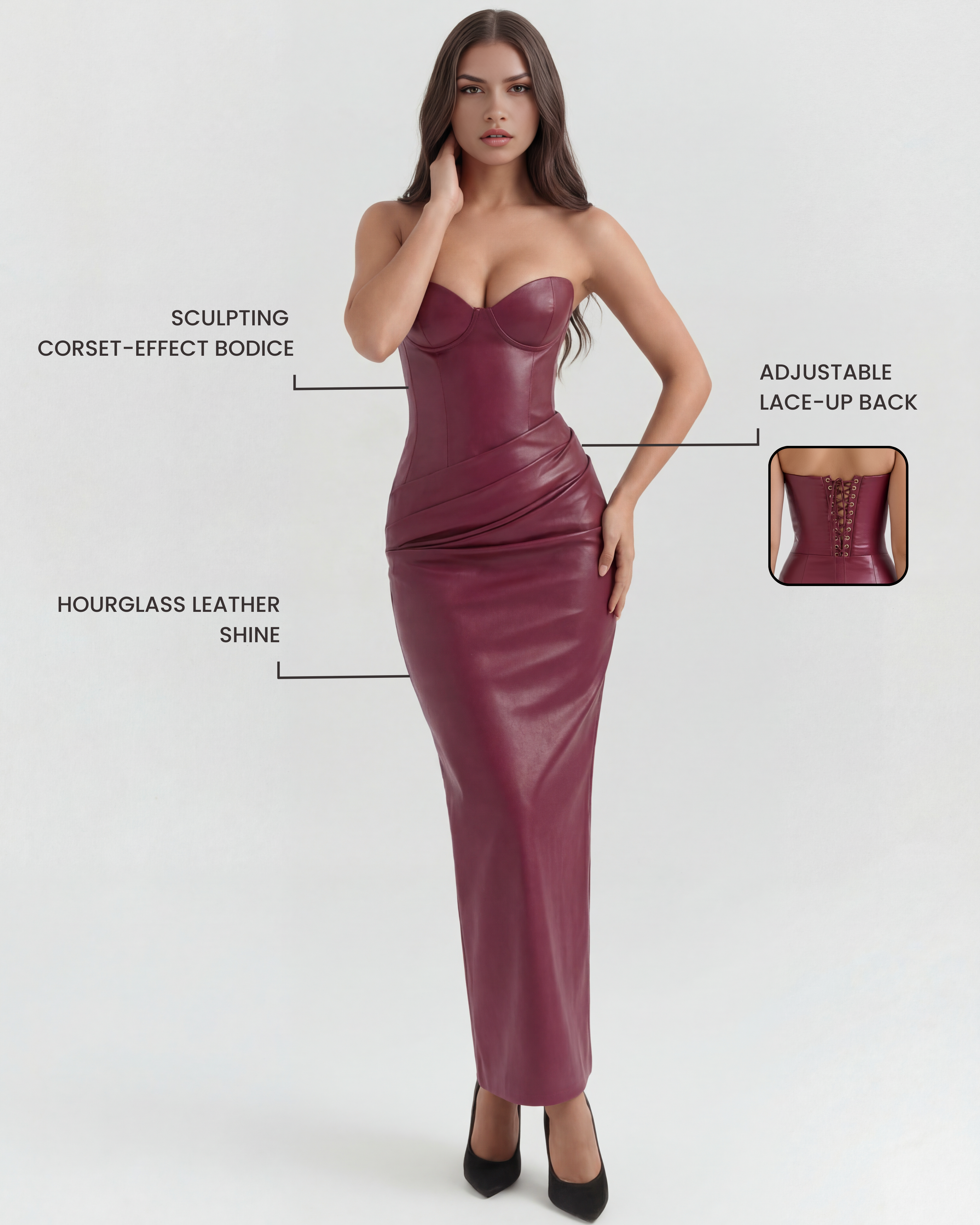 Morgana Strapless Maxi Dress