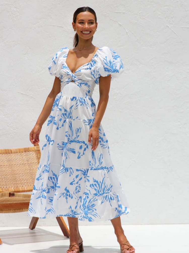Tricia Floral Midi Dress