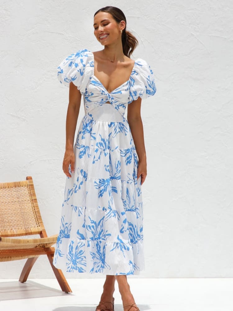 Tricia Floral Midi Dress