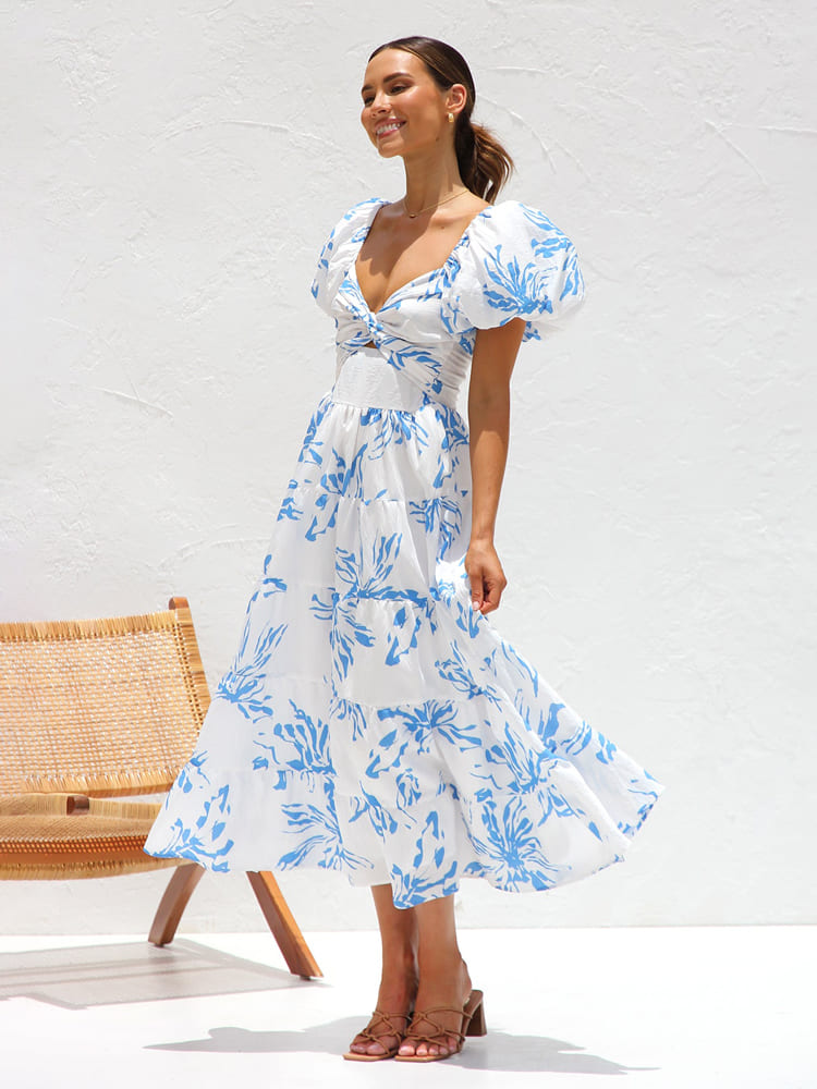 Tricia Floral Midi Dress