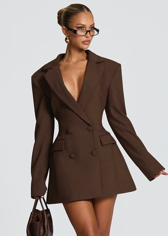 Midnight Blazer Mini Dress