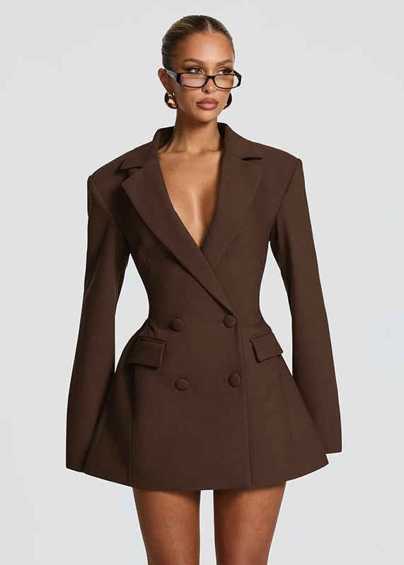 Midnight Blazer Mini Dress