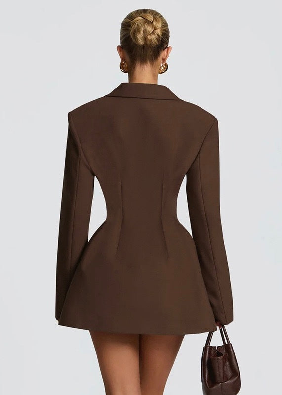 Midnight Blazer Mini Dress