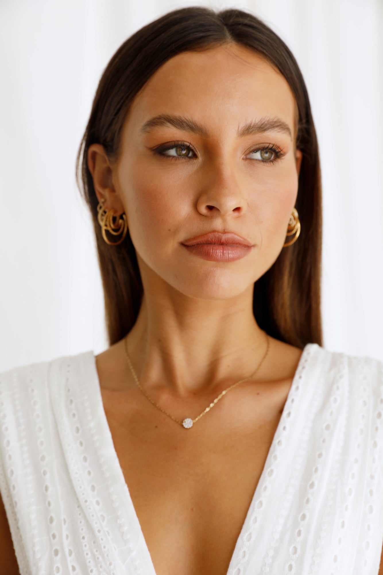Naeris Layered Earrings 18K Gold Plated
