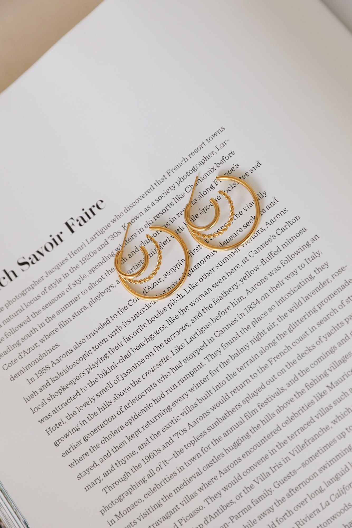 Naeris Layered Earrings 18K Gold Plated