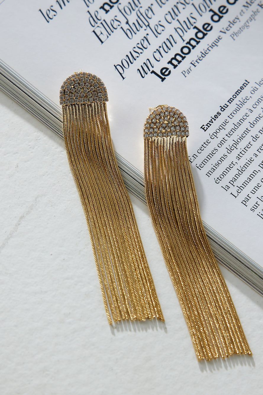 Golden Earrings 18k Gold Plated