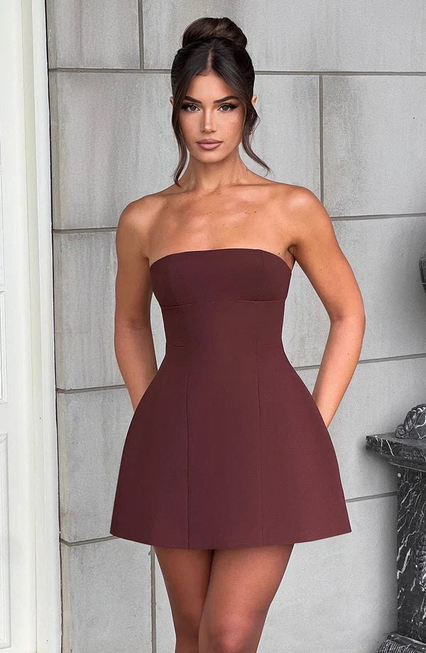 Élise Strapless Mini Dress