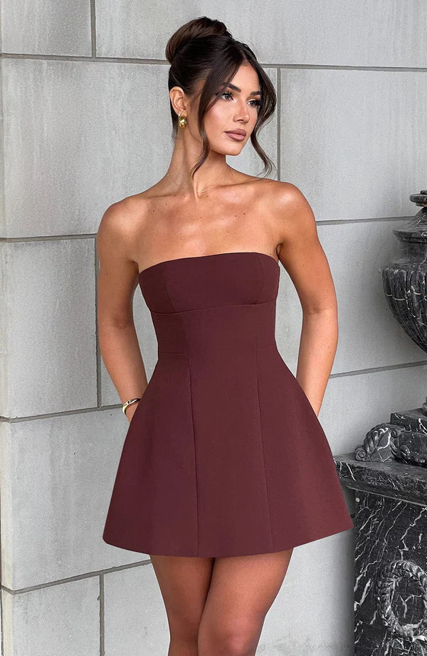 Élise Strapless Mini Dress