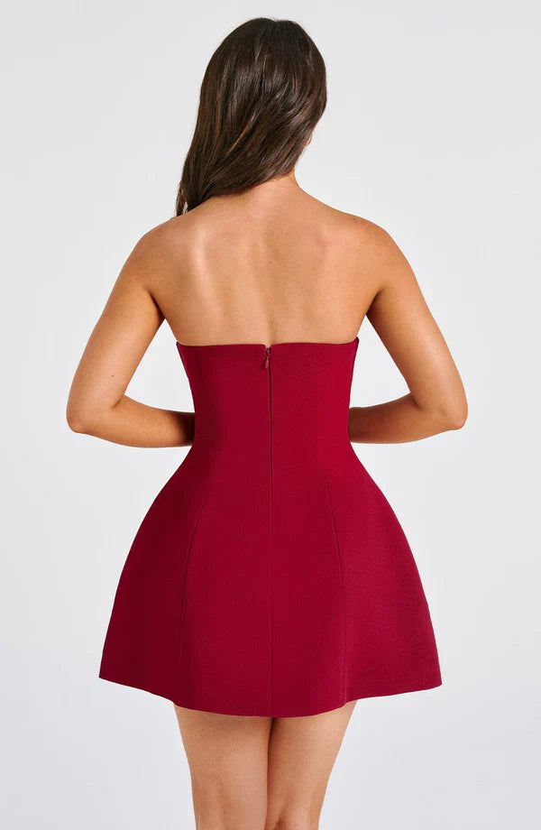 Élise Strapless Mini Dress